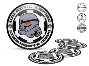 Epoxy Dome Stickers High Quality Quantum Center